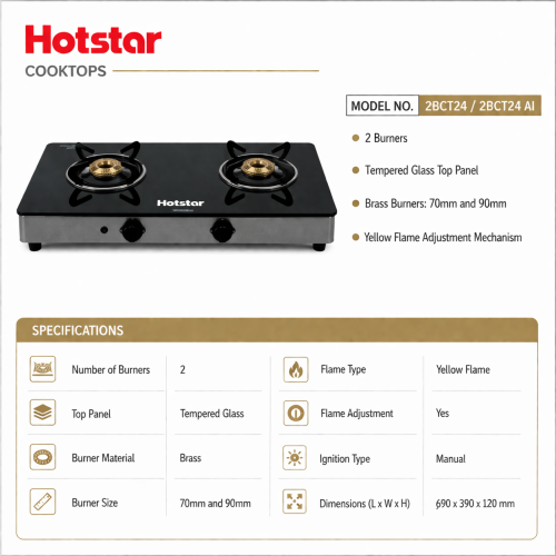 gas stove 2 burners